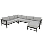 U-Style U-Shaped Outdoor Sectional Sofa Set