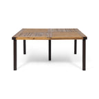 9-Piece Acacia Wood Outdoor Patio Dining Set