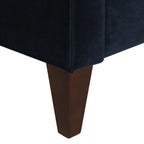Jack 84" Modern Tuxedo Tufted Sofa, Dark