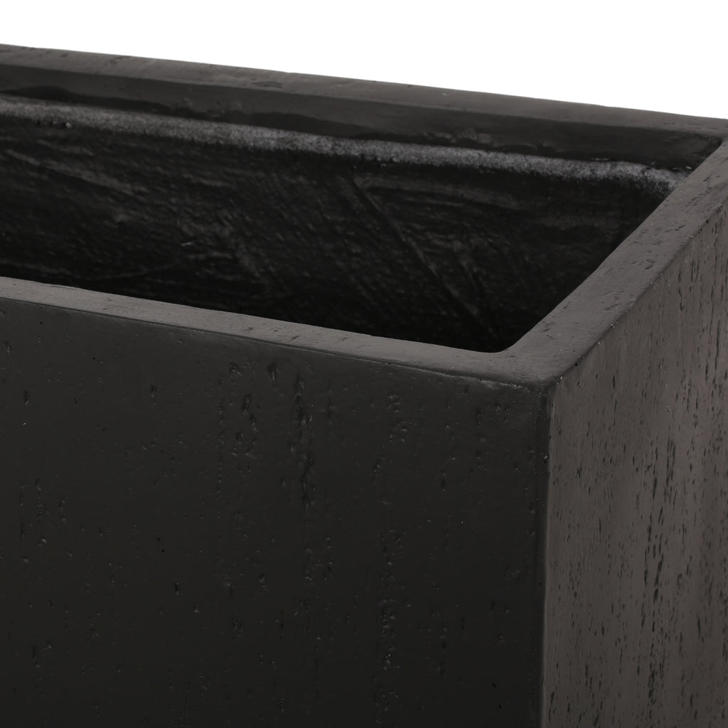 Outdoor Large Square MGO Planter 35''L
