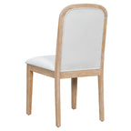 TREXM Vintage Style Dining Chair Set with 4 Upholstered Chairs