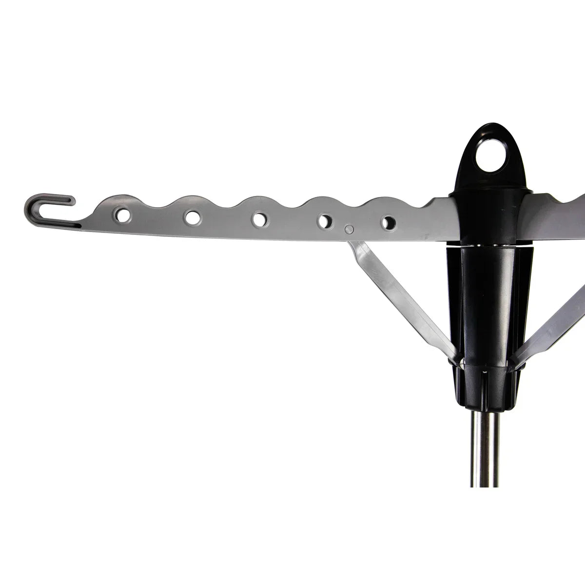 Silver Foldable Tripod Garment Drying Rack