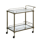 Aditya Mirrored & Antique Kitchen Cart