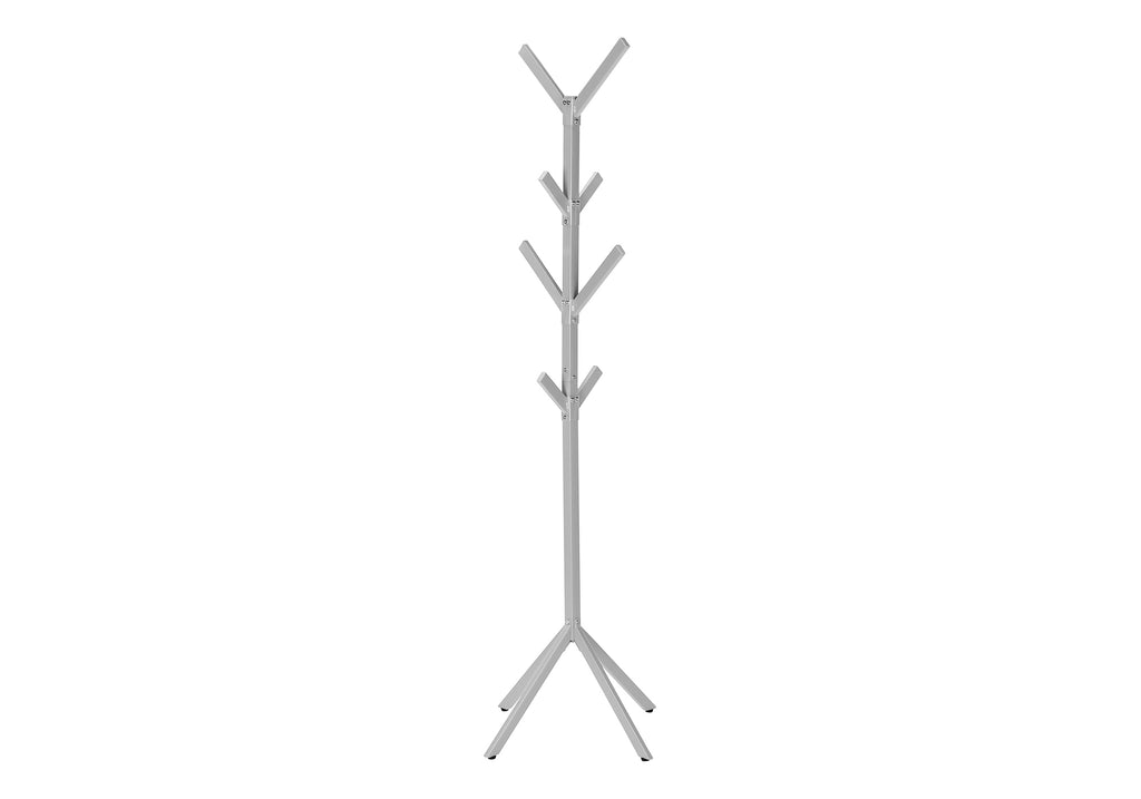 Coat Rack, Hall Tree, Free Standing, 8 Hooks, Entryway, 70"h, Bedroom
