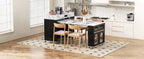 TREXM Extendable Dining Table with Extra-Long Folding Top