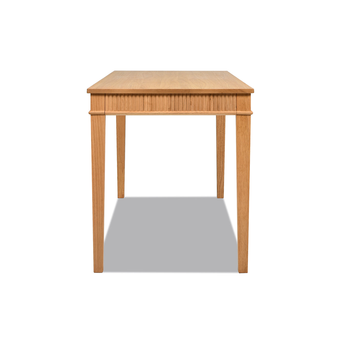 Dumont Modern Farmhouse 1-Drawer Fluted Home Office Writing Desk