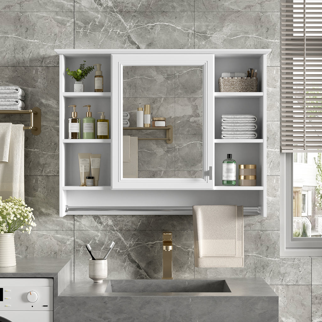 3-in-1 Bathroom Mirror Cabinet