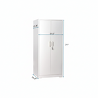 Ironclad 71" Metal Storage Cabinet with Locking Doors