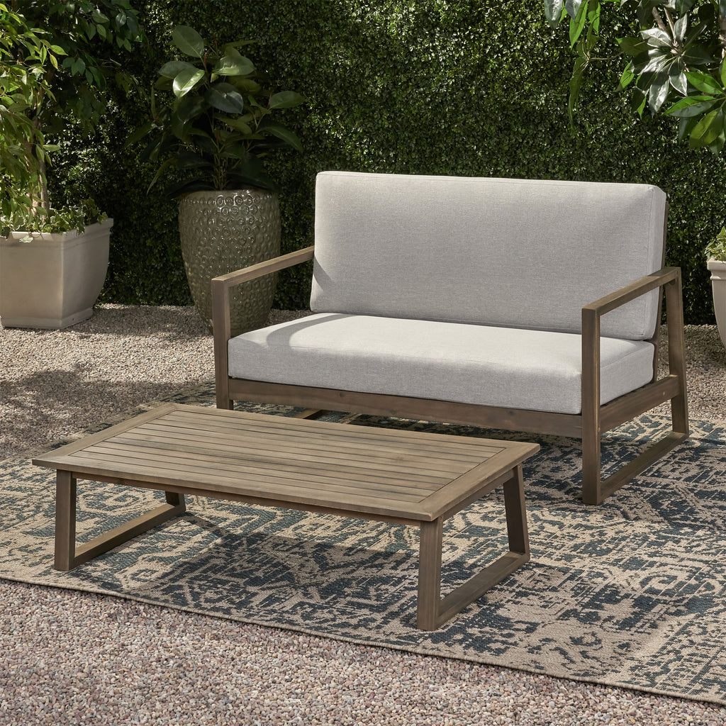 Belgian Loveseat & Coffee Table