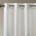Burnout Printed Curtain Panel