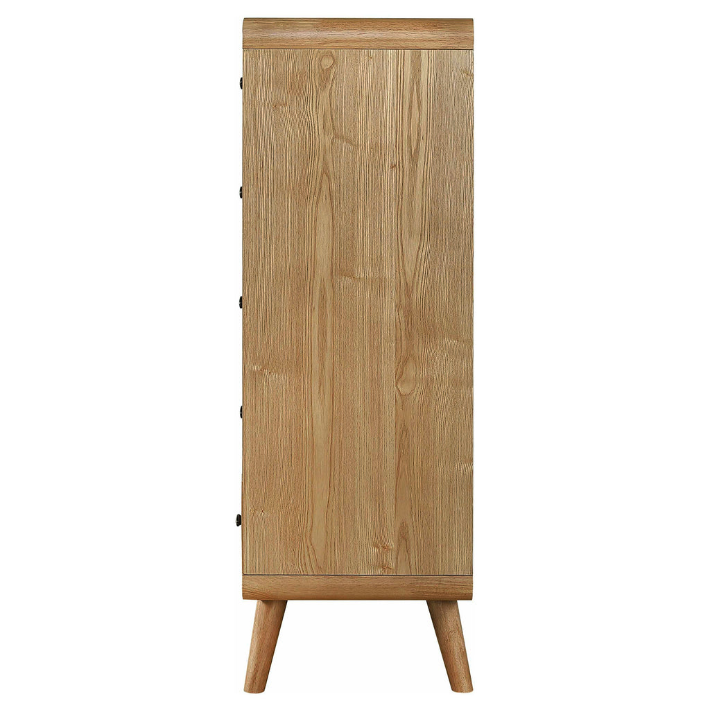 Winston Light Ash 5-Drawer Bedroom Chest of Drawers