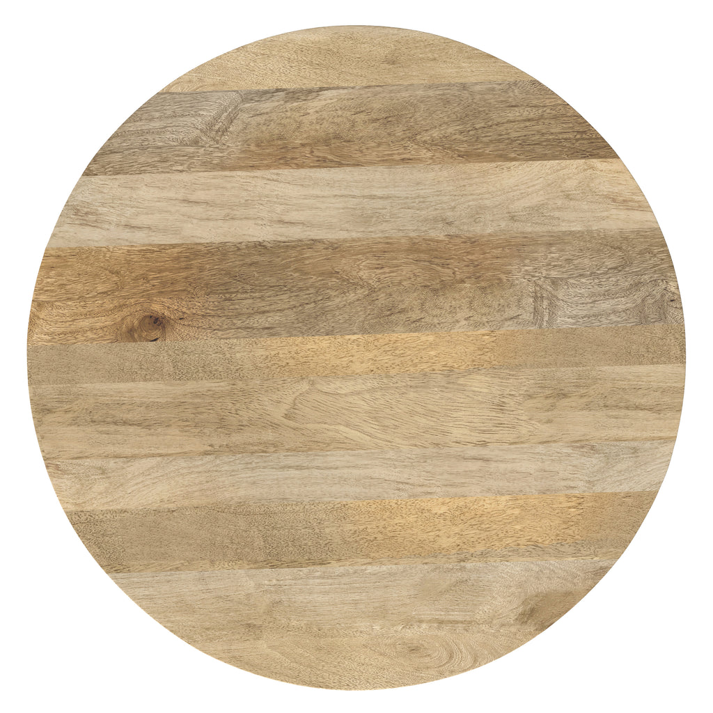 Demy 35 Inch Wide Solid Mango Wood Coffee Table