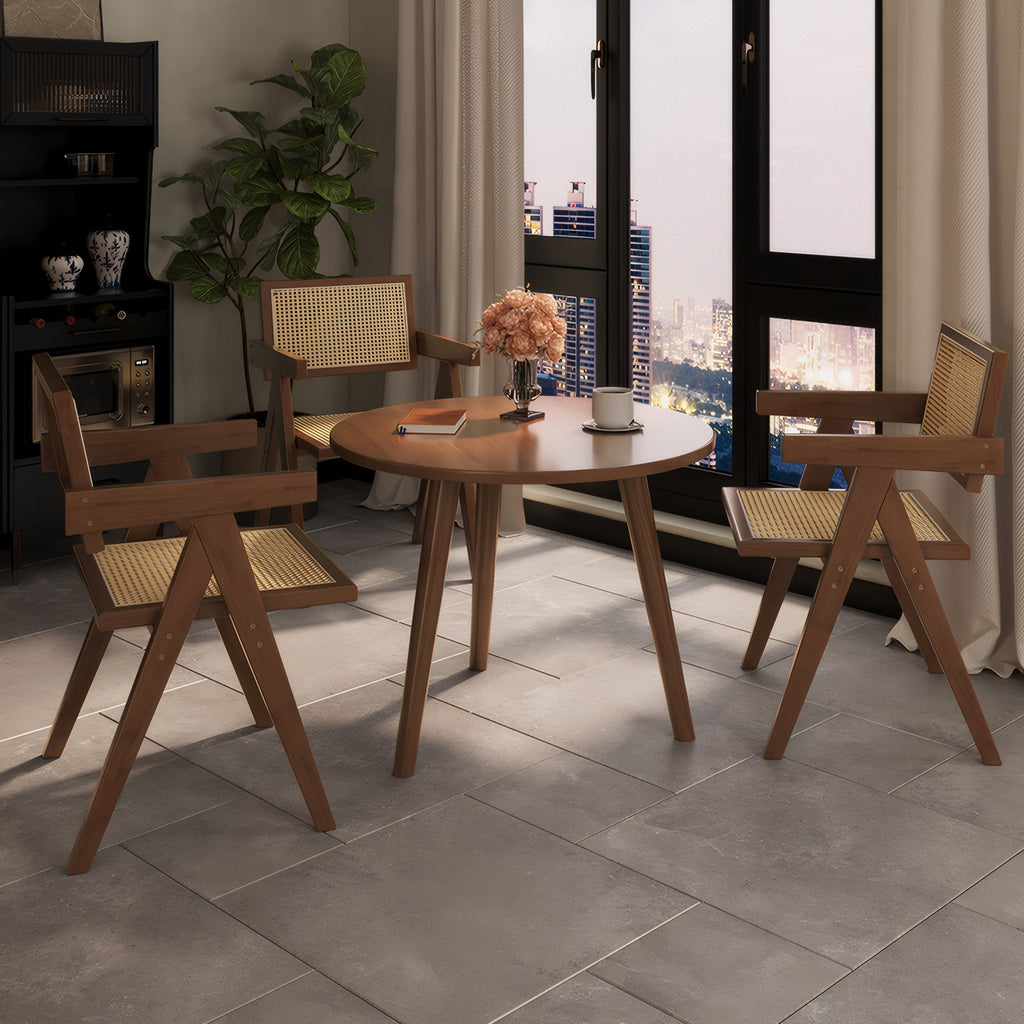 Modern Mid Century Dining Chairs Set of 2