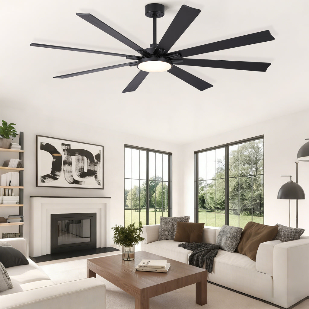 72 Inch Modern Minimalism Ceiling Fan