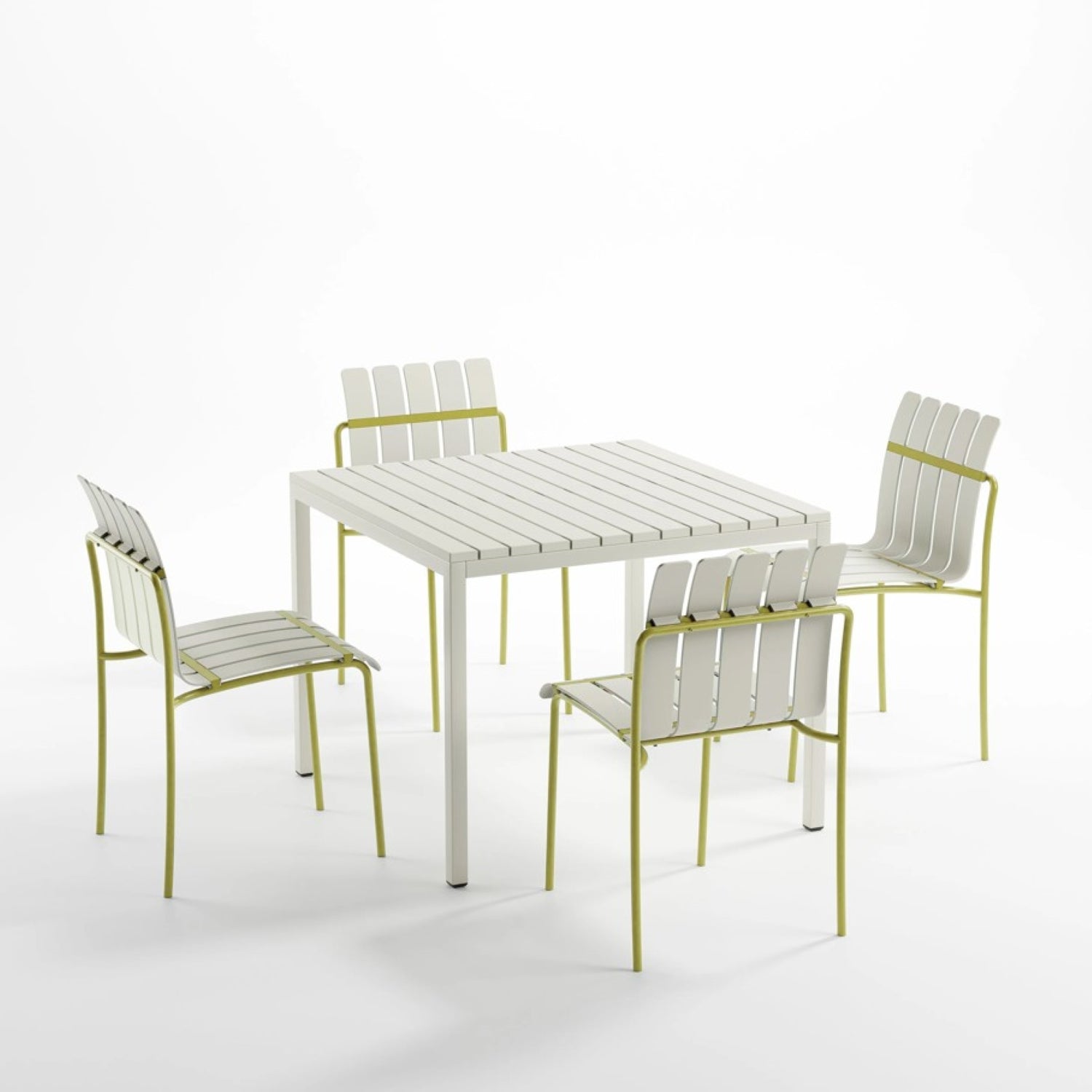 Summer 4-Pack Modern Striped Color Block Chairs