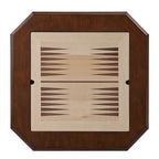 Bishop II Cherry Finish Reversible Chess Checker Game Table