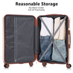 HIFINE TOURIST 20"/24"/28" 3 Pcs Set in ABS Spinner Wheel Luggage