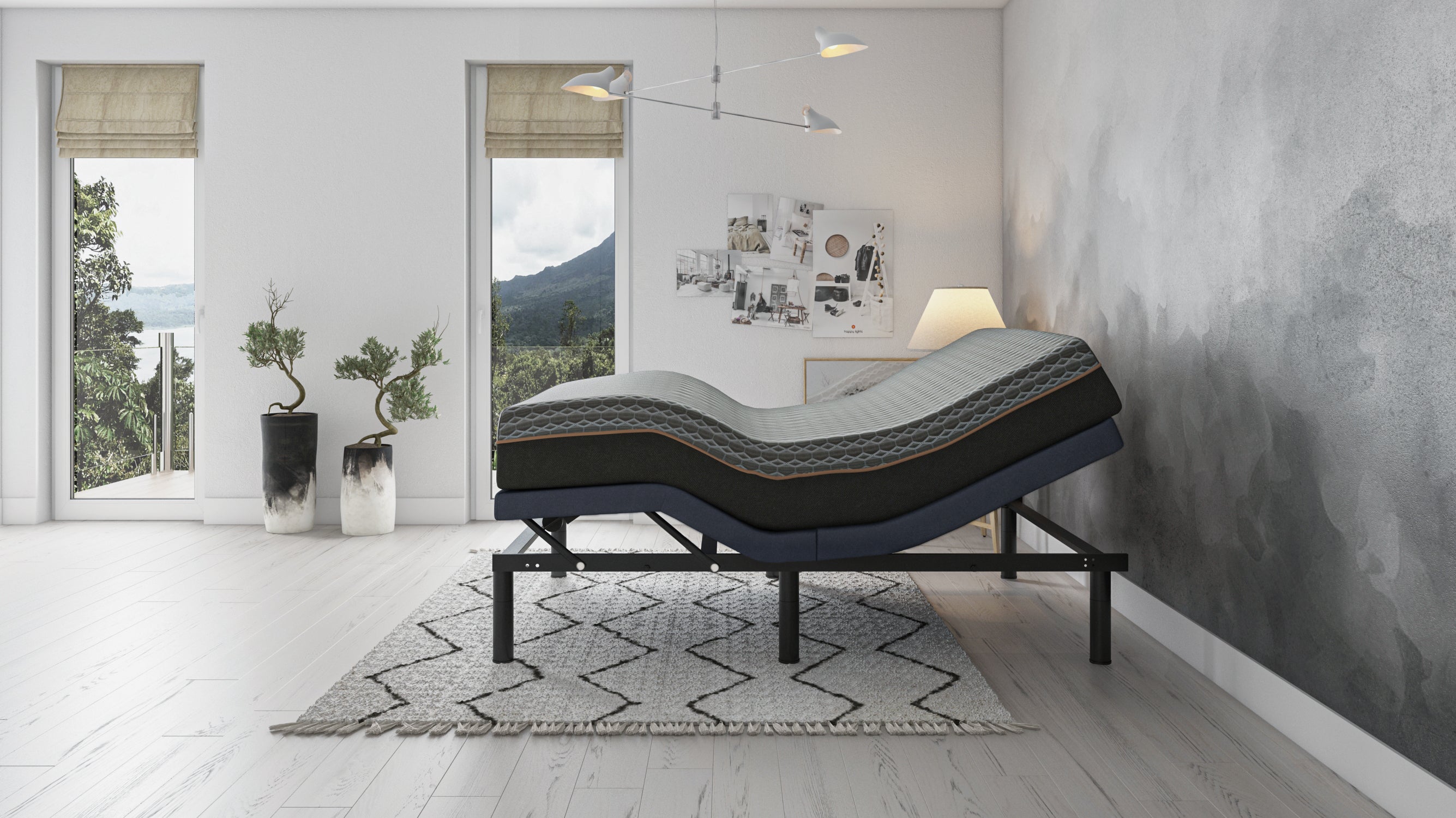 BT2000 King Adjustable Bed Base With Full-Range Positions Adjustment