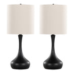 Genie 24" Contemporary Metal Table Lamp in Matte
