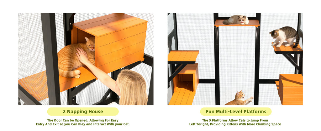 Premium Solid Wood Pet Enclosure