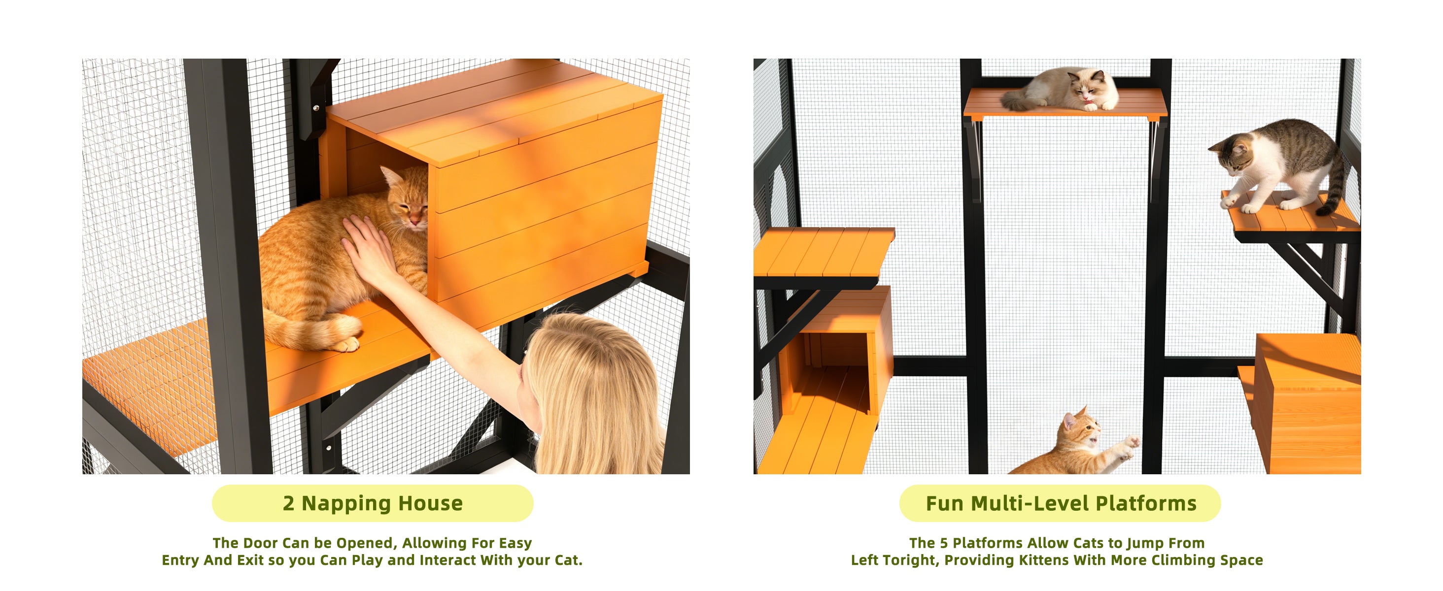 Premium Solid Wood Pet Enclosure