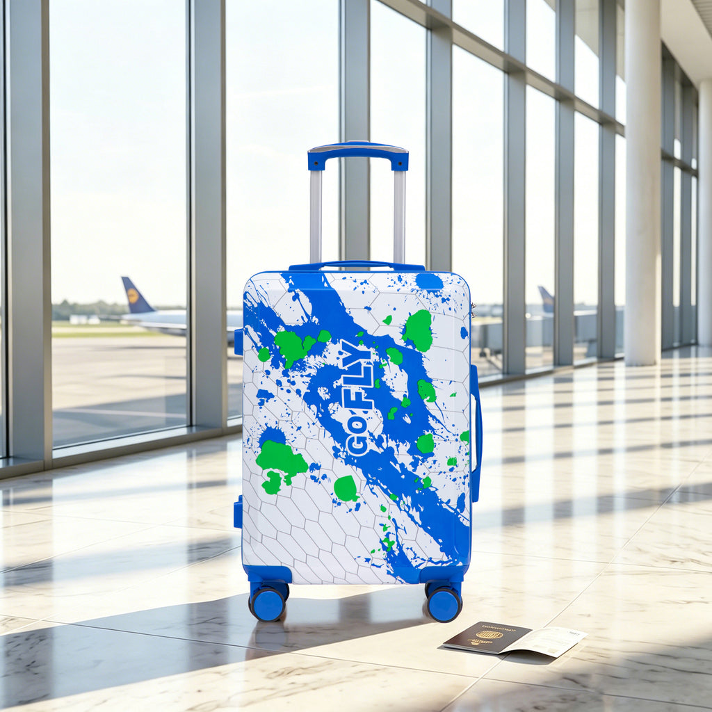 20 Inch PC Spinner Wheel Luggage - Blue