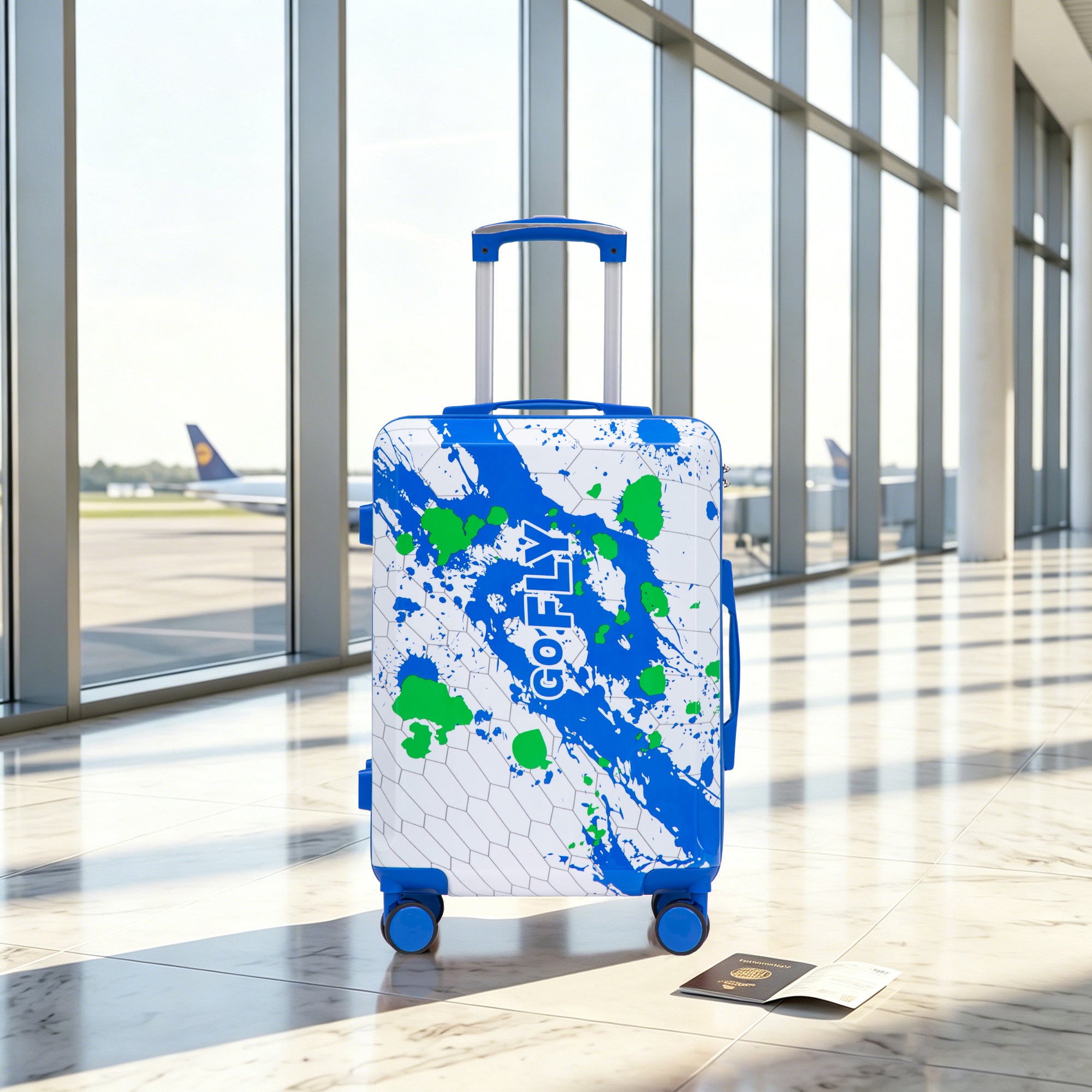 20 Inch PC Spinner Wheel Luggage - Blue