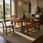 TOPMAX 6-Piece Dining Set with Bench