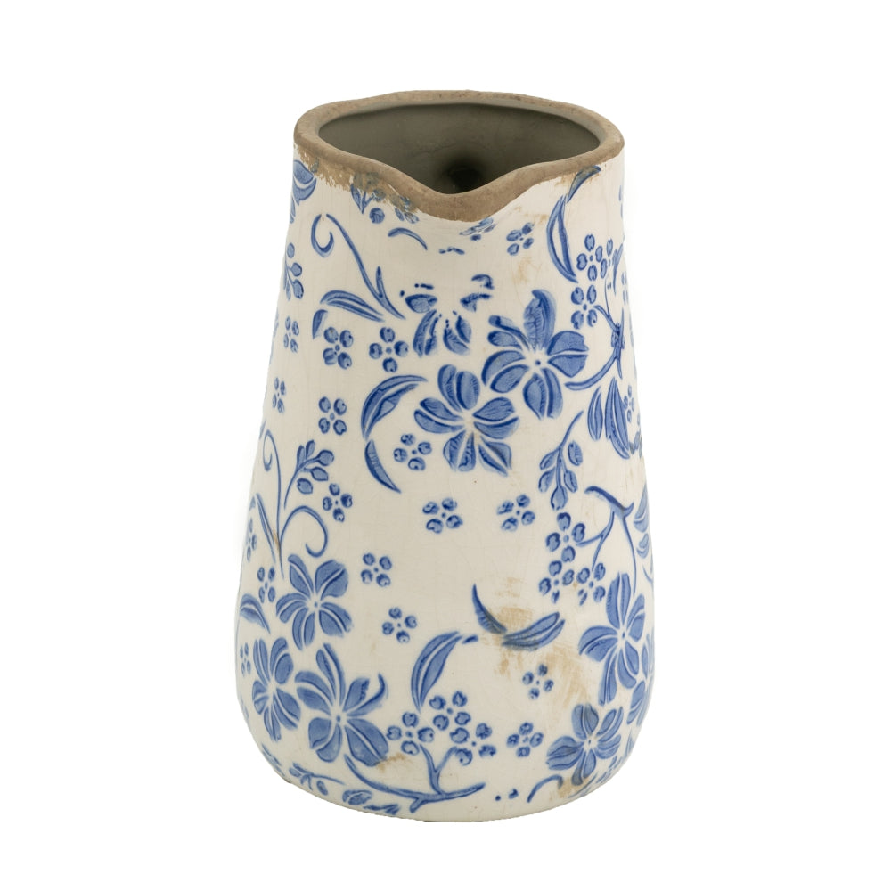 Ceramic Pitcher Vase with Handle
