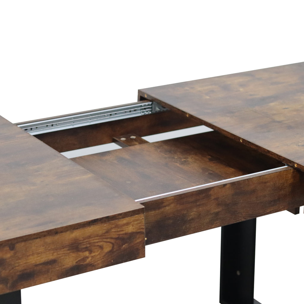 Extendable Dining Room Table for 6, 8, 10