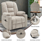 Power Lift Recliner Chair with Massage and Heat