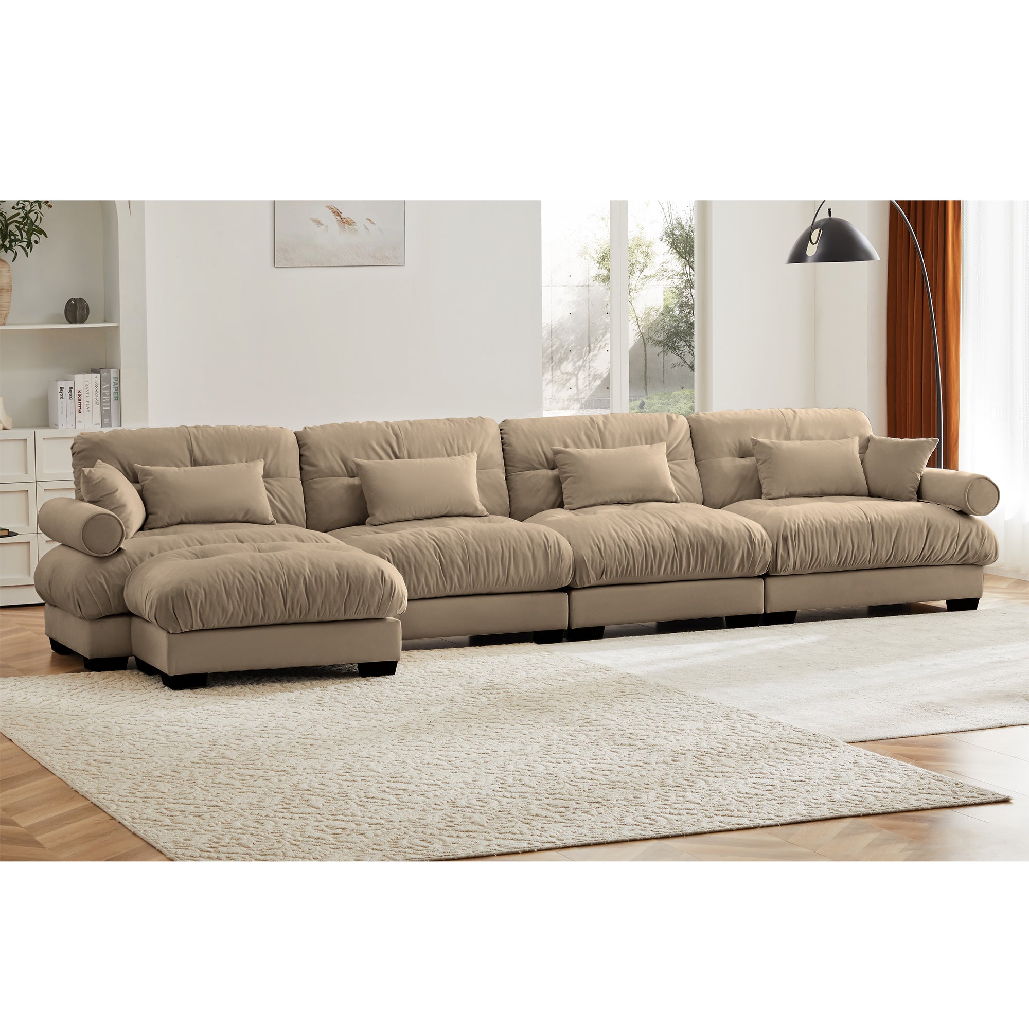 L Shaped Sectional Cloud Sofa