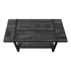 Coffee Table with Fixed Shelf