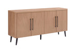 Jodie 65" Fluted Sideboard in Maple