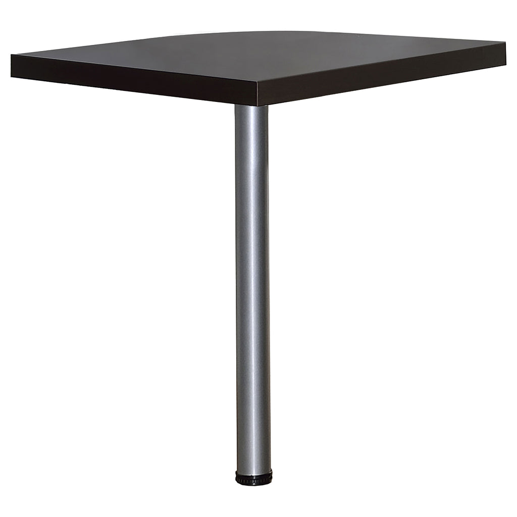 Ulloa Cappuccino L-Shape Desk with Mobile File Cabinet