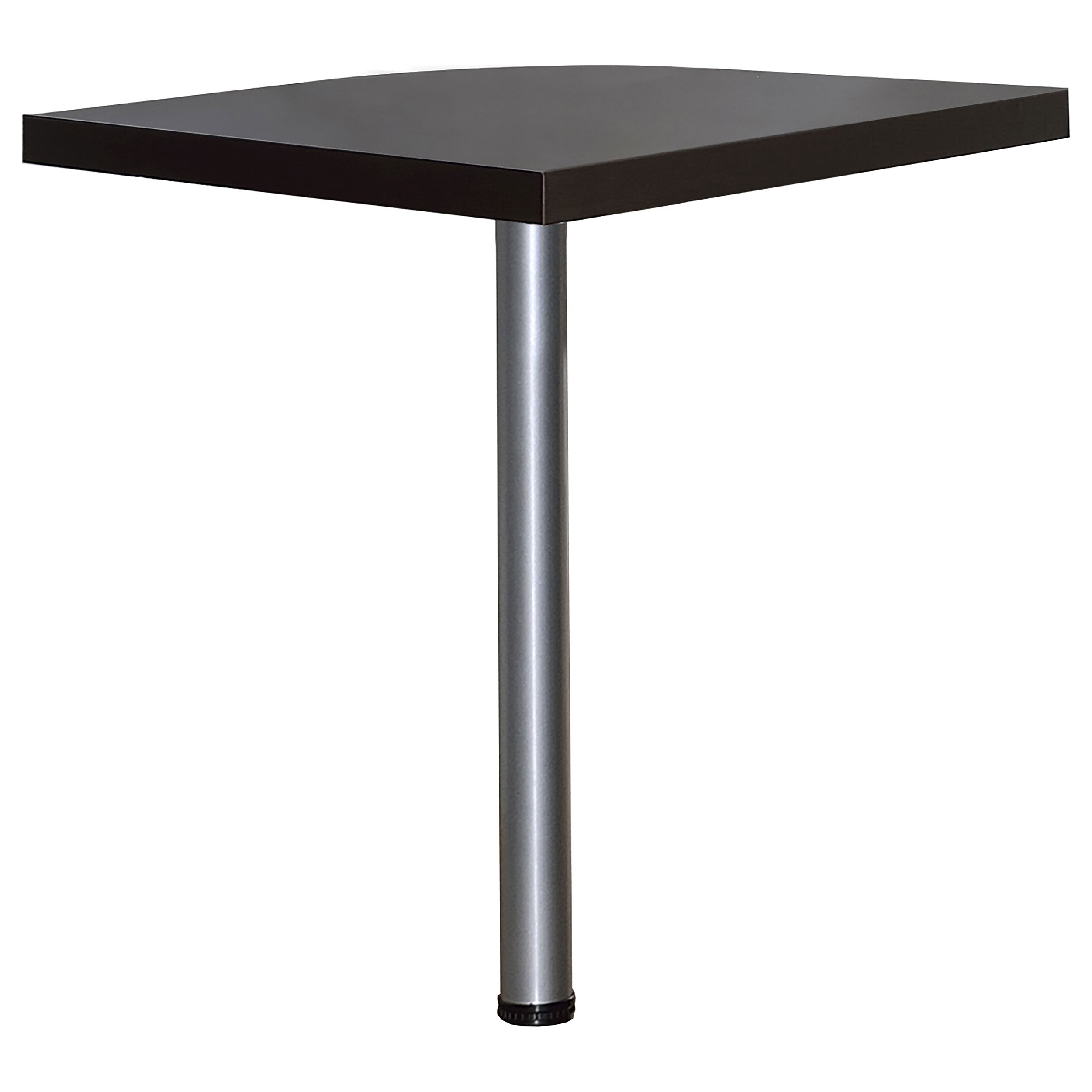 Ulloa Cappuccino L-Shape Desk with Mobile File Cabinet