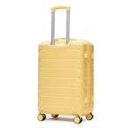 3-Piece Luggage Set (20+24+28 Inch) - Yellow