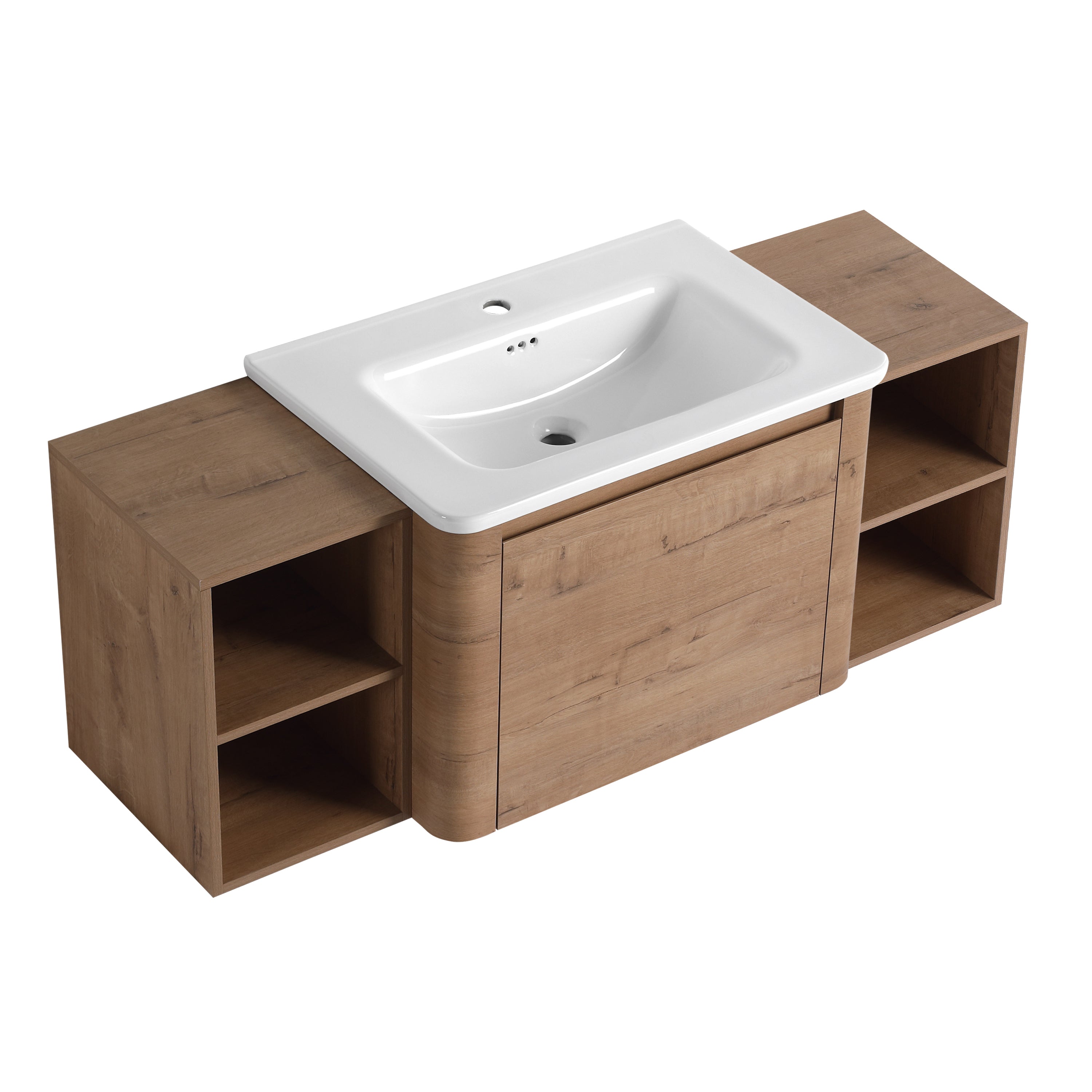 52'' Wall-Mounted Bathroom Vanity