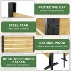 Goodyo Cedar Wood Privacy Screen