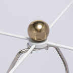 D18x31" Round Aluminum Sheet Table Lamp