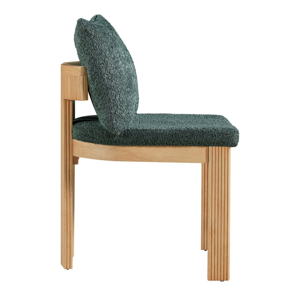 Indoor Boucle Dining Chair Set of 2