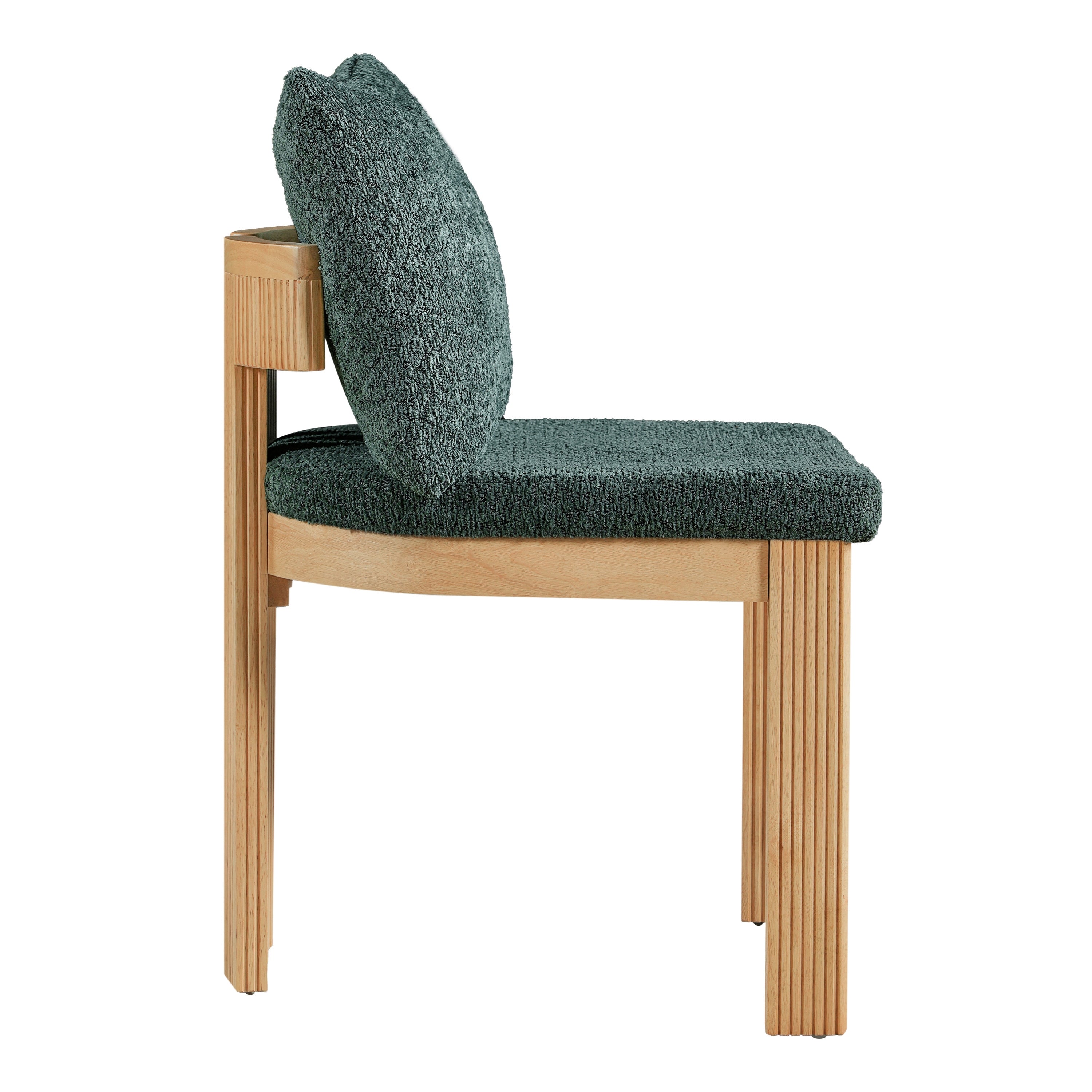Indoor Boucle Dining Chair Set of 2