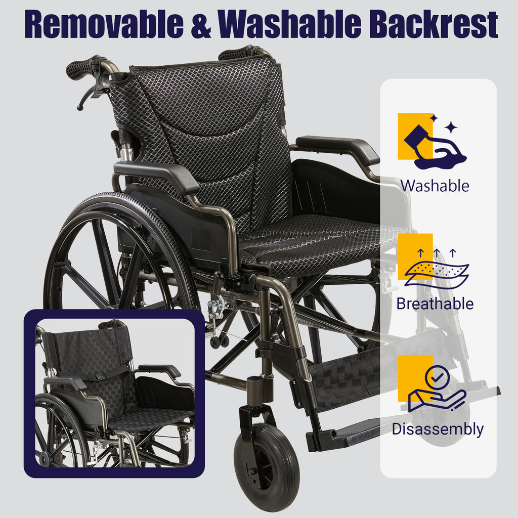 Aluminum Alloy Transport Wheelchair