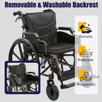Aluminum Alloy Transport Wheelchair