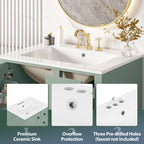 24-Inch Light Bathroom Vanity Cabinet