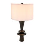 Stylish Black Table Lamp with Aluminum Construction