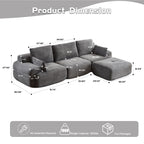 Modern Memory Foam Compressed Sofa