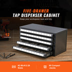 Tap Dispenser Cabinet - Five-Drawer Organizer for Taps