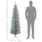 HOMCOM 6' Artificial Pencil Christmas Tree