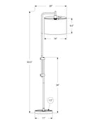 63"h Arc Floor Lamp